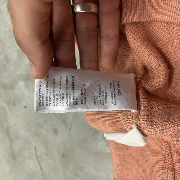 Anthropologie Daily Practice Pink Speckled Sweatpants Size Large - Picture 9 of 9